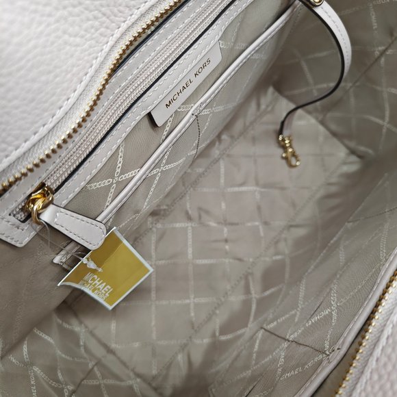 MICHAEL KORS Sinclair East West large studs leather medium tote bag - PINK - Picture 12 of 14